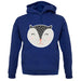 Smiley Face Badger unisex hoodie