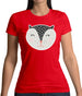 Smiley Face Badger Womens T-Shirt