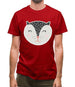 Smiley Face Badger Mens T-Shirt