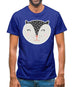 Smiley Face Badger Mens T-Shirt