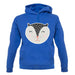 Smiley Face Badger unisex hoodie