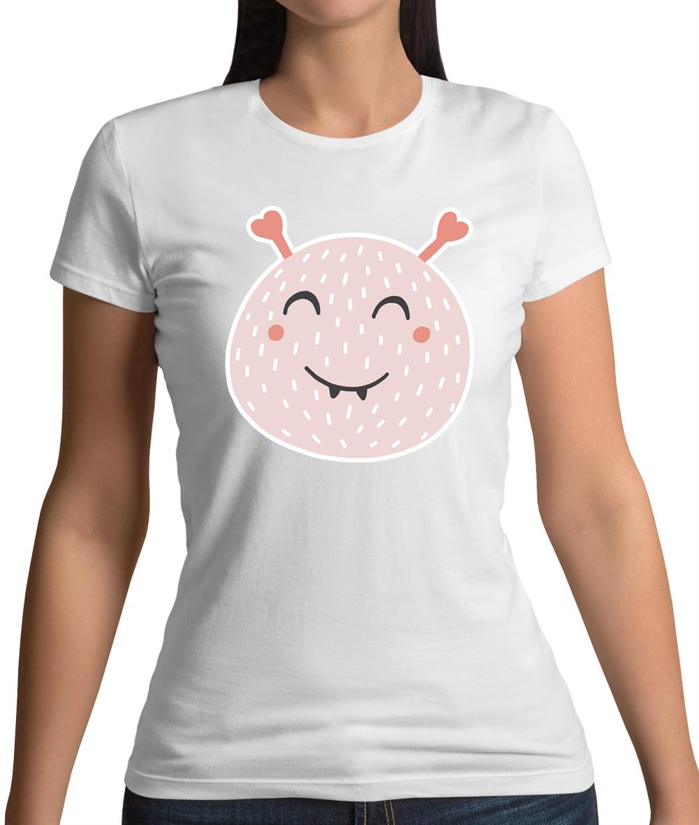 Smiley Face Blob Womens T-Shirt