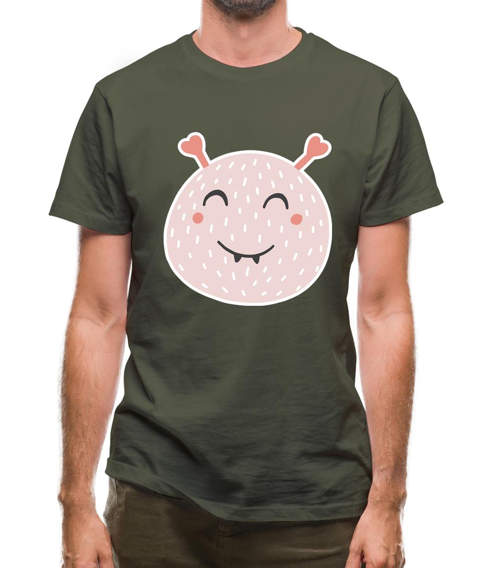 Smiley Face Blob Mens T-Shirt