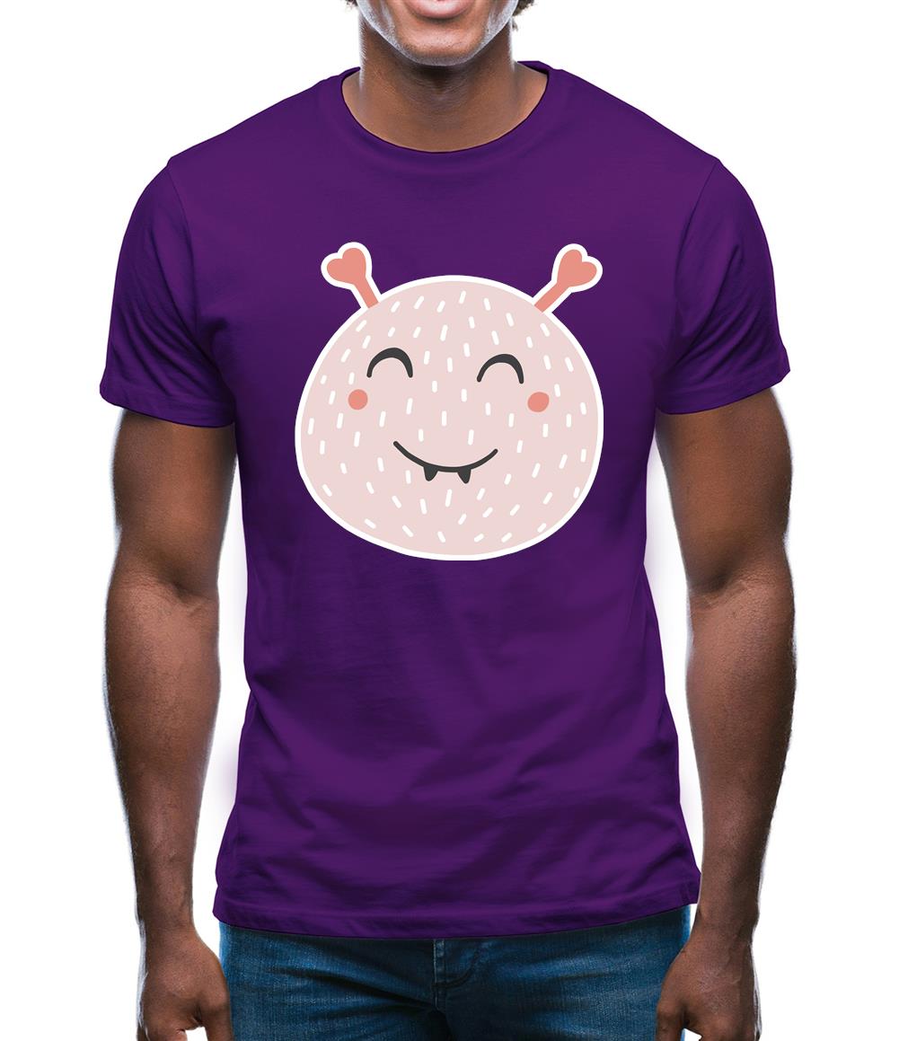 Smiley Face Blob Mens T-Shirt