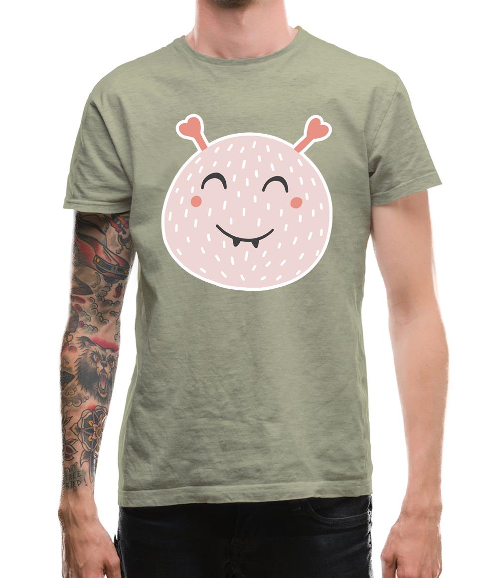 Smiley Face Blob Mens T-Shirt