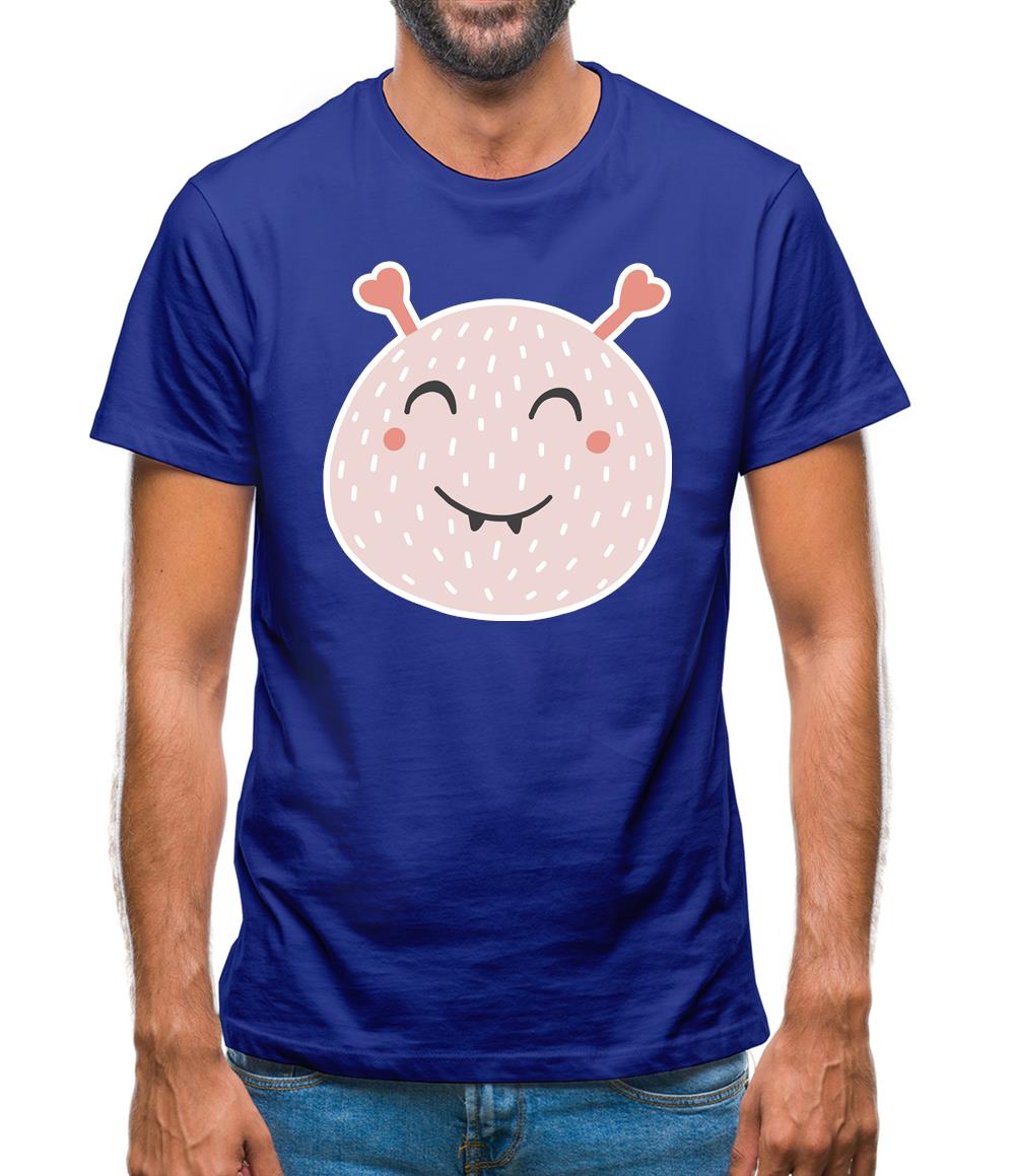 Smiley Face Blob Mens T-Shirt