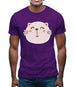 Smiley Face Cat Mens T-Shirt