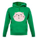 Smiley Face Cat unisex hoodie