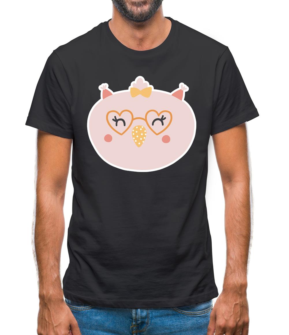 Smiley Face Chick Mens T-Shirt