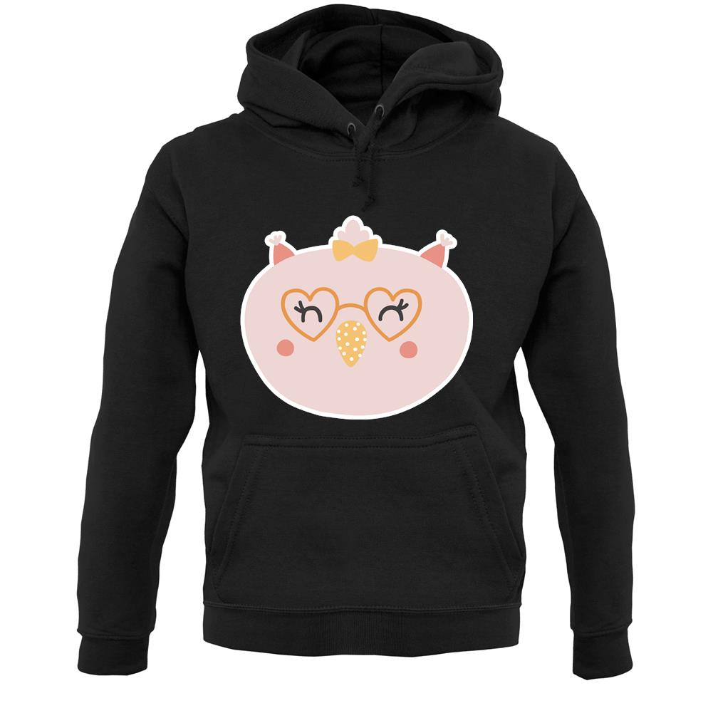 Smiley Face Chick Unisex Hoodie