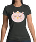 Smiley Face Chick Womens T-Shirt