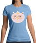 Smiley Face Chick Womens T-Shirt