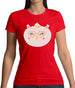 Smiley Face Chick Womens T-Shirt