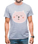 Smiley Face Dog Mens T-Shirt