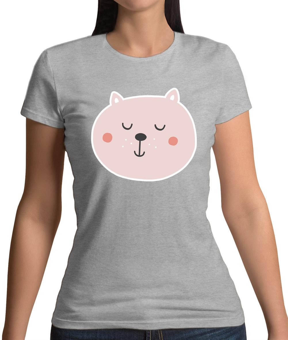 Smiley Face Dog Womens T-Shirt