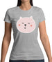 Smiley Face Dog Womens T-Shirt
