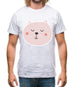 Smiley Face Dog Mens T-Shirt