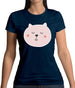 Smiley Face Dog Womens T-Shirt