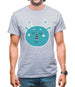 Smiley Face Martian Mens T-Shirt