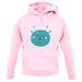 Smiley Face Martian unisex hoodie