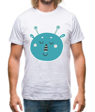 Smiley Face Martian Mens T-Shirt
