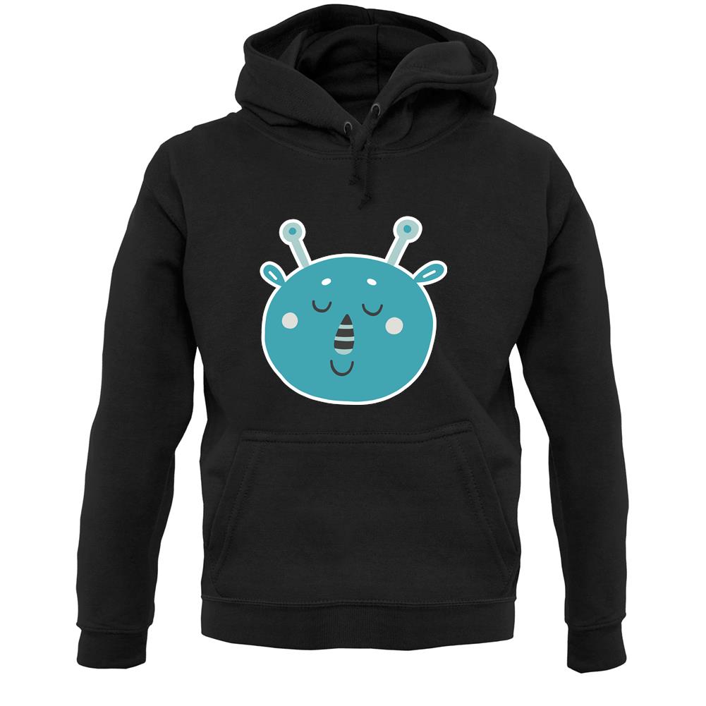 Smiley Face Martian Unisex Hoodie