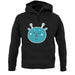 Smiley Face Martian unisex hoodie