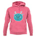 Smiley Face Martian unisex hoodie