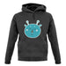 Smiley Face Martian unisex hoodie