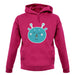 Smiley Face Martian unisex hoodie