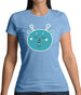 Smiley Face Martian Womens T-Shirt