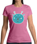 Smiley Face Martian Womens T-Shirt