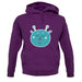Smiley Face Martian unisex hoodie