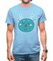 Smiley Face Martian Mens T-Shirt