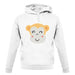 Smiley Face Monkey unisex hoodie