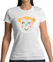 Smiley Face Monkey Womens T-Shirt