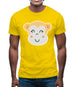 Smiley Face Monkey Mens T-Shirt