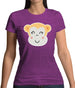 Smiley Face Monkey Womens T-Shirt