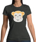 Smiley Face Monkey Womens T-Shirt