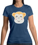 Smiley Face Monkey Womens T-Shirt