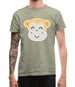 Smiley Face Monkey Mens T-Shirt