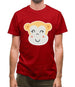 Smiley Face Monkey Mens T-Shirt