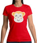 Smiley Face Monkey Womens T-Shirt