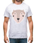 Smiley Face Mrs Bear Mens T-Shirt