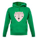 Smiley Face Mr Bear unisex hoodie