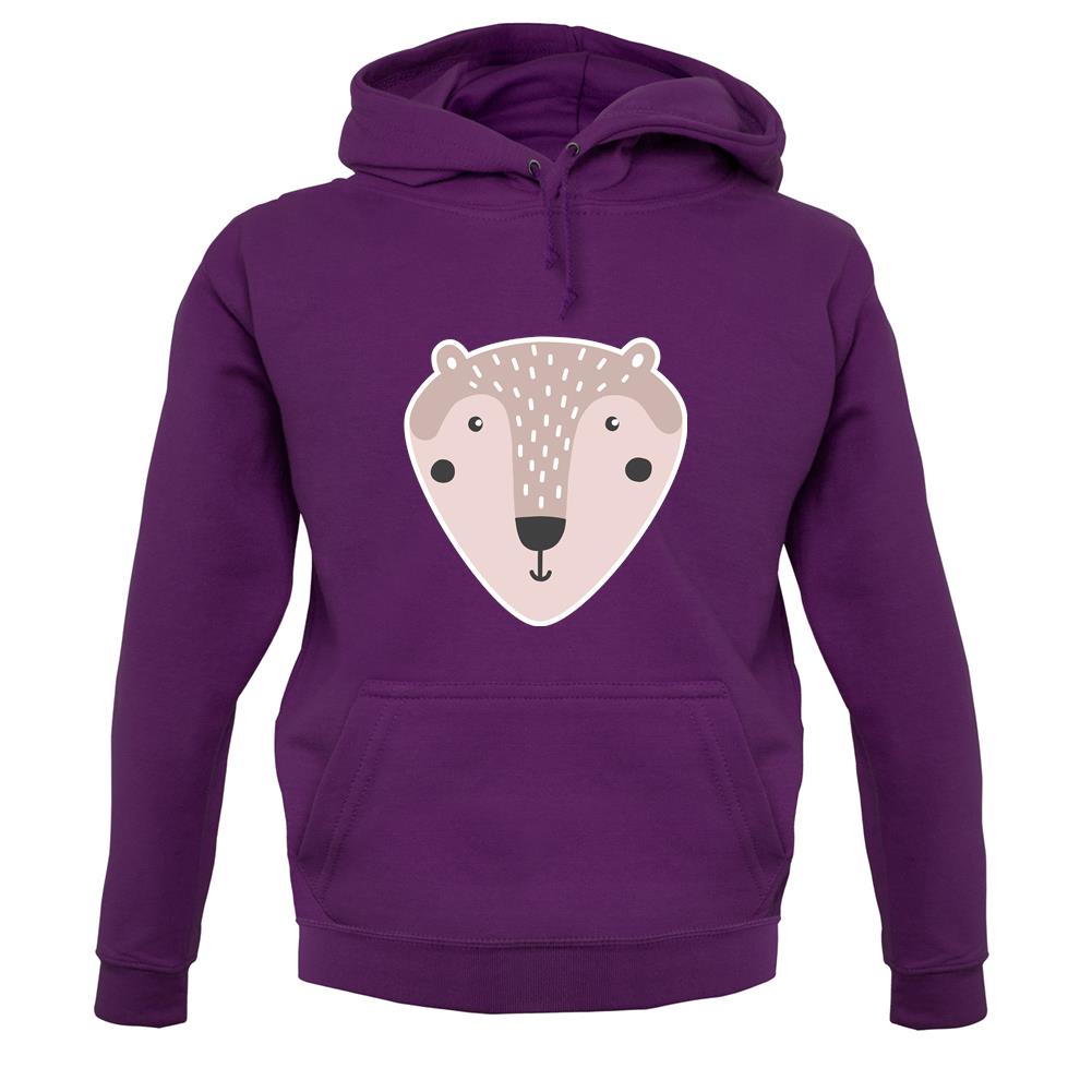 Smiley Face Mrs Bear unisex hoodie