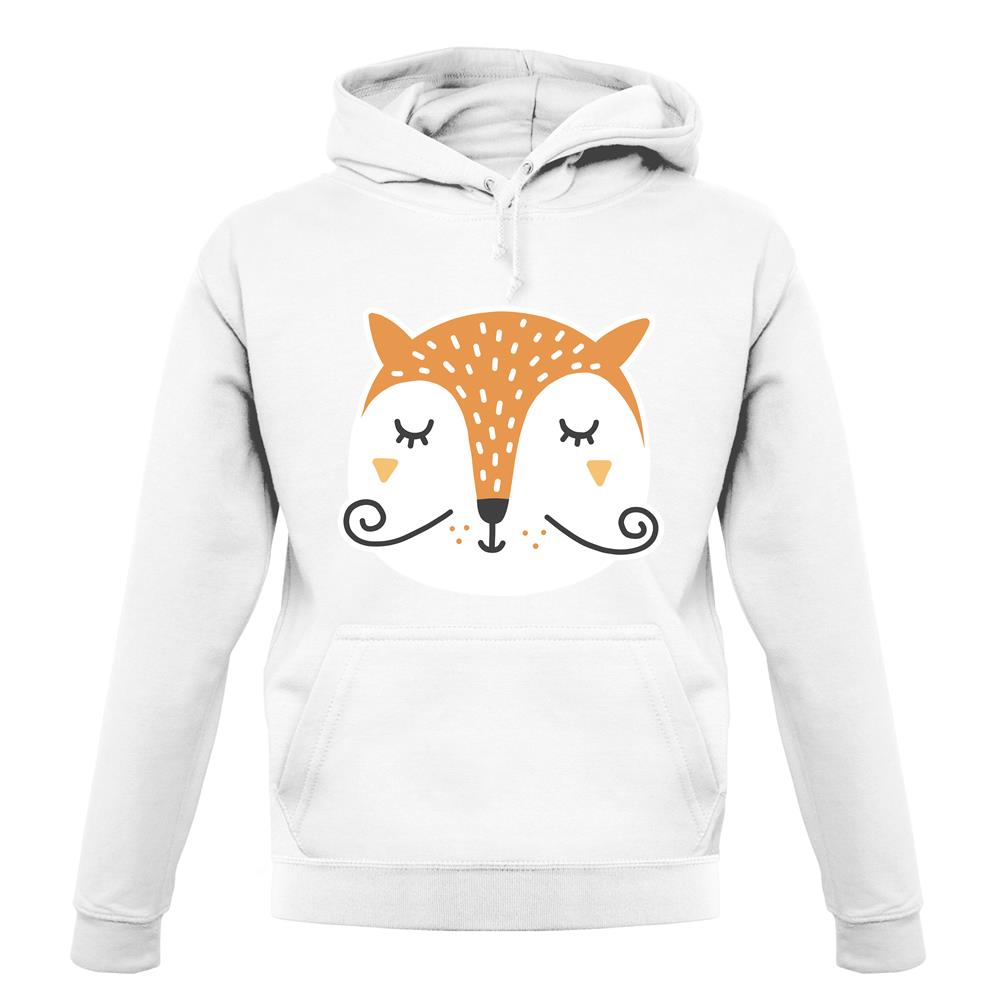 Smiley Face Mr Fox unisex hoodie