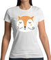 Smiley Face Mr Fox Womens T-Shirt