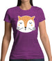 Smiley Face Mr Fox Womens T-Shirt