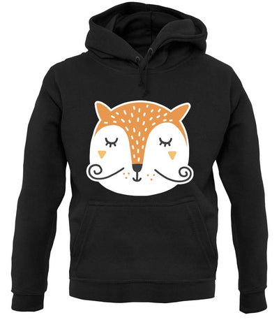 Smiley Face Mr Fox unisex hoodie